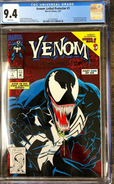 Venom Lethal Protector (1993) #1 CGC 9.4 (3701833001)