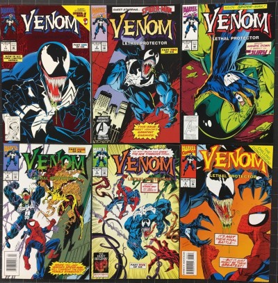 Venom Lot of 29 comics 5 complete sets Lethal Protector Sinner Takes All Mace
