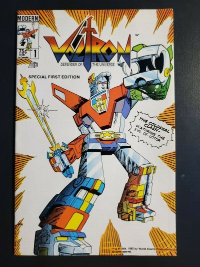 Voltron #1 (1985) Modern Comics NM 1st App Voltron in US Comics Key issue|