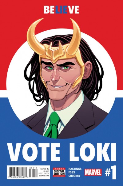 Vote Loki (2016) #1 VF/NM 