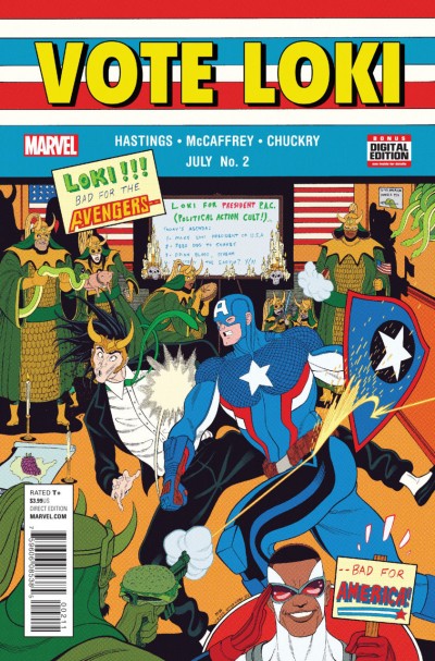 Vote Loki (2016) #2 VF/NM Captain America