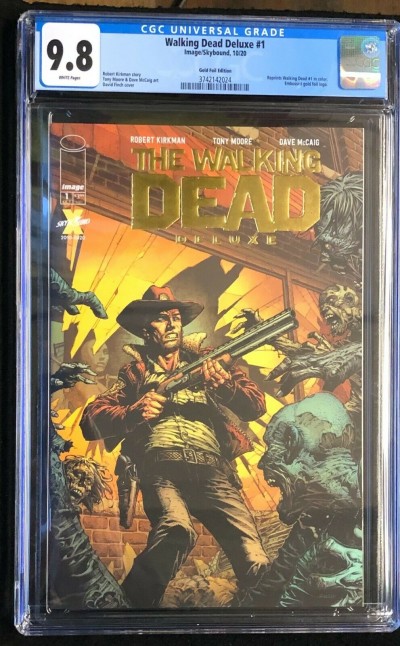 Walking Dead Deluxe (2020) #1 CGC 9.8 Gold Foil Variant (3742142024)