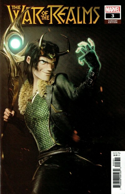 War of the Realms (2019) #3 VF/NM Victor Hugo 1:25 Loki Variant Cover