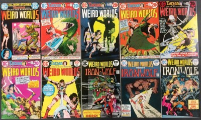 Weird Worlds (1972) 1-10 complete set Featuring John Carter & Ironwolf DC Comics