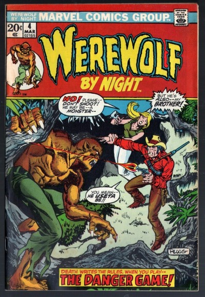 Werewolf by Night (1972) #4 VG/FN (5.0) Mike Ploog cover and art