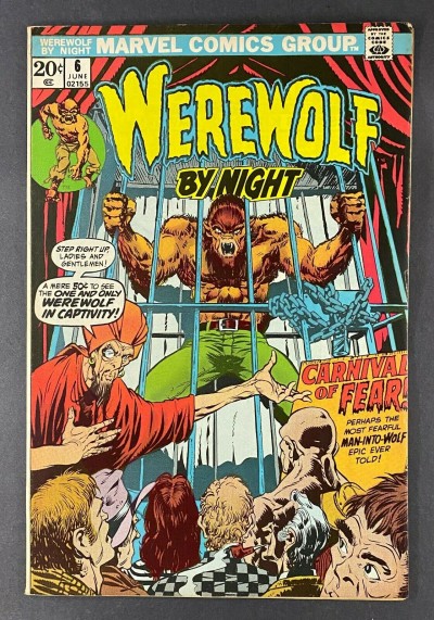 Werewolf by Night (1972) #6 FN/VF (7.0) Swami Rihva Mike Ploog Cover & Art