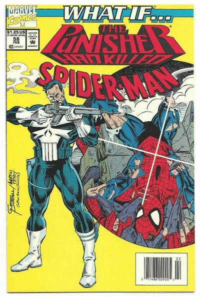 What If...? (1989) #58 VF Punisher Had Killed Spider-Man