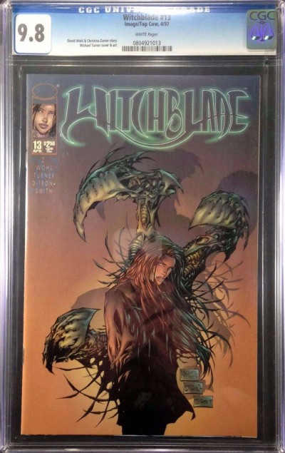 Witchblade (1995) #13 CGC 9.8 white pages Michael Turner cover (0804921013)