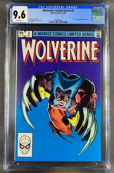 Wolverine Limited Series (1982) #2 CGC 9.6 Frank Miller Cover (3798783022)