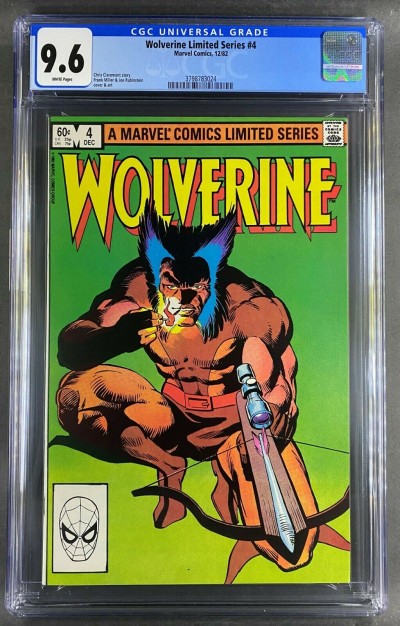 Wolverine Limited Series (1982) #4 CGC 9.6 Frank Miller Cover (3798783024)
