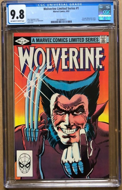Wolverine Limited Series (1982) #1 CGC 9.8 Frank Miller (3810644017)
