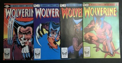 Wolverine Limited Series (1982) #1 2 3 4 FN + (6.5) complete set Frank Miller