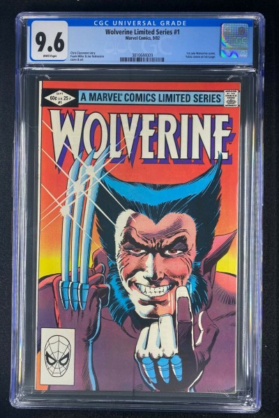 Wolverine Limited Series (1982) #1 CGC Graded 9.6 Frank Miller Art (3810644009)