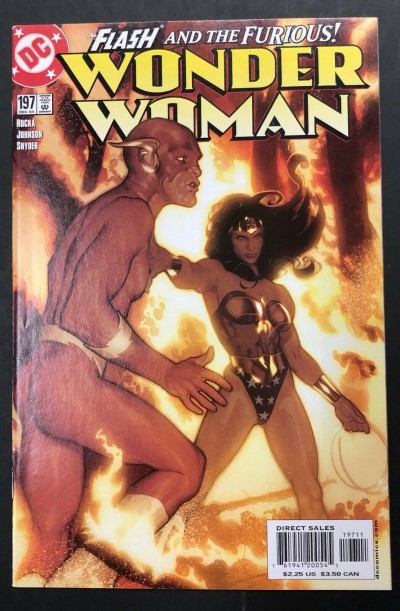 Wonder Woman (1987) #197 VF+ Adam Hughes Cover Art Flash Appearance