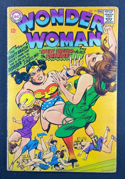 Wonder Woman (1942) #174 VG/FN (5.0) Irv Novick Col Steve Trevor Angle Man