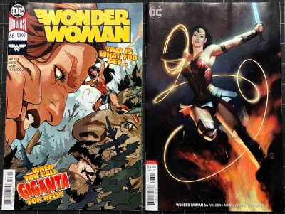 Wonder Woman (2016) #66 VF/NM regular & variant cover set 