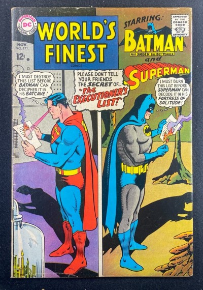 World’s Finest (1941) #171 VG/FN (5.0) Batman Superman Curt Swan