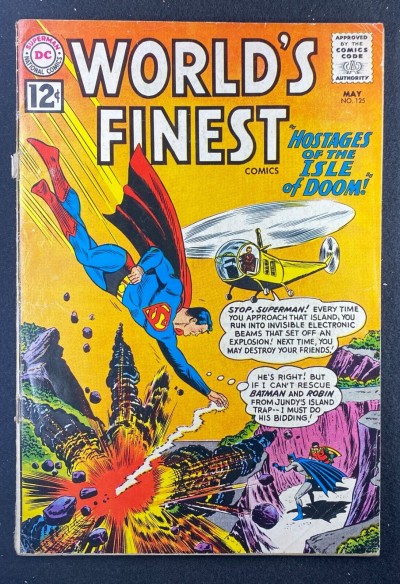 World’s Finest (1941) #125 VG- (3.5) Batman Superman Robin