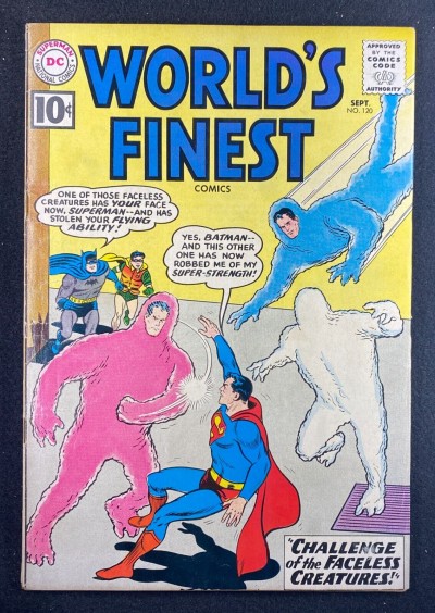 World’s Finest (1941) #120 FN- (5.5) Jim Mooney Curt Swan Batman Superman Robin