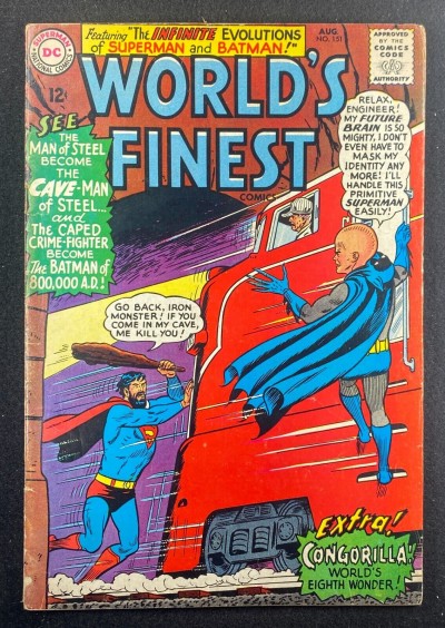 World’s Finest (1941) #151 VG+ (4.5) Batman Superman Robin Curt Swan Krypto
