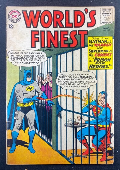 World’s Finest (1941) #145 VG/FN (5.0) Batman Superman Robin Curt Swan Lois Lane