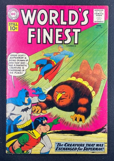 World’s Finest (1941) #118 FN- (5.5) Dick Sprang Batman Superman Robin