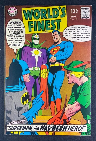 World’s Finest (1941) #178 VF- (7.5) Neal Adams Cover Batman Superman