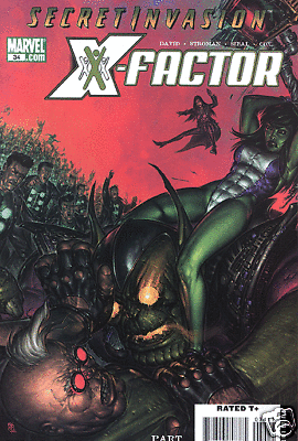X-FACTOR #34 NM SECRET INVASION SHE-HULK PETER DAVID