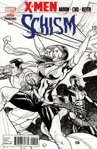 X-MEN: SCHISM (2011) #2 OF 5 VF+ - VF/NM 3RD PRINTING SKETCH COVER FRANK CHO