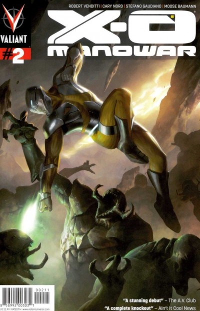 X-O MANOWAR (2012) #2 VF+ COVER A VALIANT