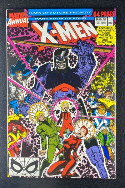 X-Men Annual (1970) #14 VF+ (8.5) Gambit Cameo Ahab App Arthur Adams Cover