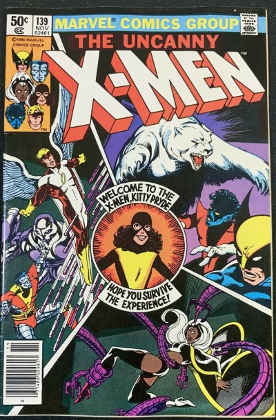 X-Men (1963) #139 VF (8.0) Kitty Pride Joins 1st Brown Costume Wolesm