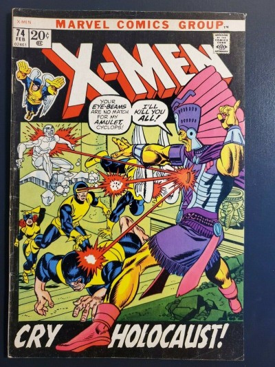 X-Men #74 (1972) VG/F (5.0) Gil Kane, Werner Roth, Jack Kirby |