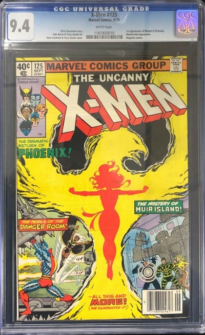 X-Men (1963) #125 CGC 9.4 white pages 1st app Proteus (Mutant X) (1161920010)