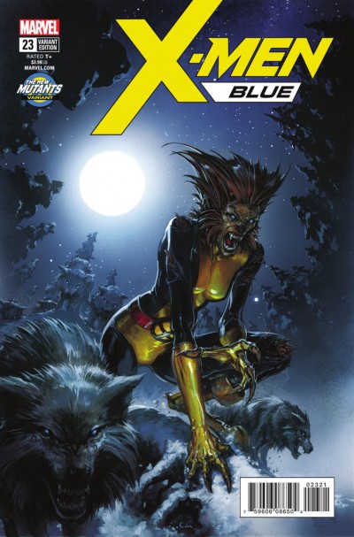 X-men Blue (2017) #23 VF/NM The New Mutants Variant Cover Clayton Crain