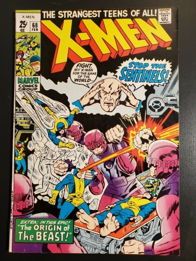 X-men (1963) #68 VF (8.0) High grade Reprint Issue 1st Appearance Sentinels |