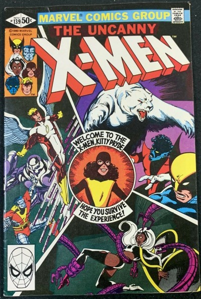 X-Men (1963) #139 FN/VF (7.0) Wolverine 1st Brown Suit Kitty Joins X-Men