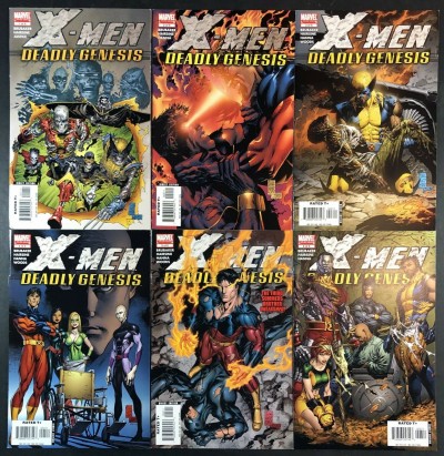 X-Men Deadly Genesis (2006) #1 2 3 4 5 6 complete set 1st app Vulcan