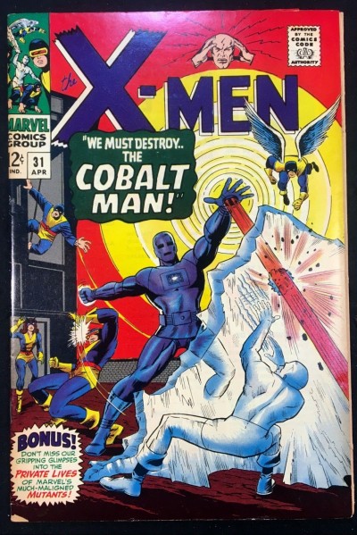 X-Men (1963) #31 FN- (5.5) Cobalt Man app