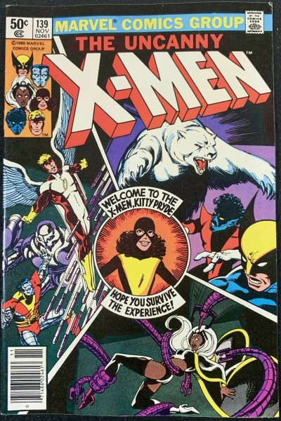 X-Men (1963) #139 VF- (7.5) Kitty Pride Joins 1st Brown Costume Wolesm