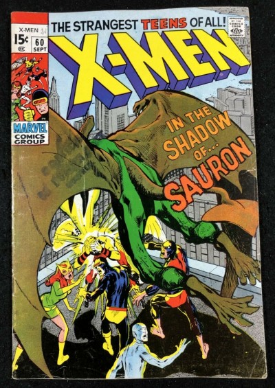 X-Men (1963) #60 GD/VG (3.0) 1st app Sauron Neal Adams cover & art