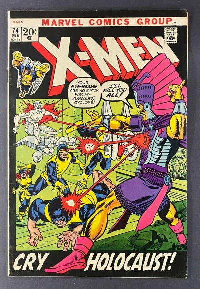 X-Men (1963) #74 FN/VF (7.0) Gil Kane Art {sw}