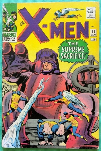 X-MEN (1963) #16 VG/FN (5.0) vs Sentinels