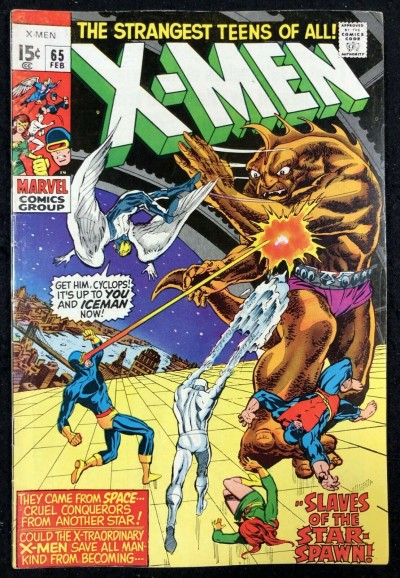 X-Men (1963) #65 FN+ (6.5) return of Professor X Neal Adams cover & art
