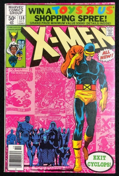 X-Men (1963) #138 VF (8.0) Exit Cyclops John Byrne Cover & Art