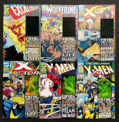 X-Men: Fatal Attractions VF/NM-NM Hologram Set Wolverine X-men X-Force Uncanny
