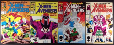 X-men vs Avengers (1987) 1 2 3 4 VF (8.0) complete set 
