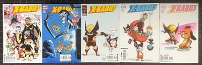 X-Babies (2009) #"s 1 2 3 4 Complete VF+ (8.5) Lot of 5 Books Skottie Young