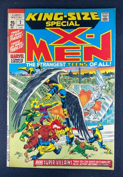 X-Men Annual (1970) #2 VF (8.0) King-Size Special Reprints X-Men #22