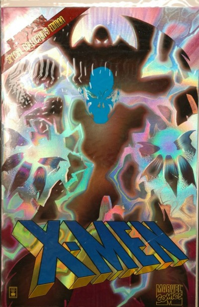 X-men (1991) #54 VF/NM-NM Prismatic Foil Hologram Variant Cover Sealed COA 2816 